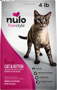 Freestyle High Protein Cat & Kitten Food, Chicken & Cod Recipe - Natural Grain-F - Picture 1 of 9