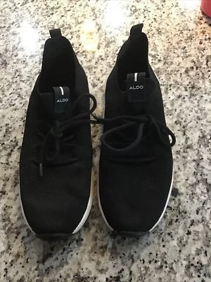 Zapatillas de running Aldo para mujer, caña baja, malla, cordones, color negro, talla 7,5 Foto 1 de 4