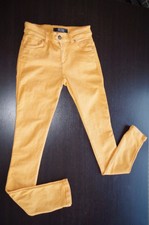 €86 DIESEL sz W25 WOMENS DENIM PANTS JEANS SLIM SKINNY STRETCH RIPPED NEW ORANGE