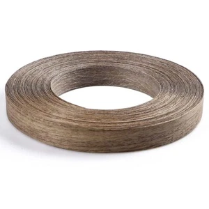 MOLIGOU Walnut Wood Veneer Roll 3/4”×50’ Plywood Edge Banding Strips Flexible - Picture 1 of 7