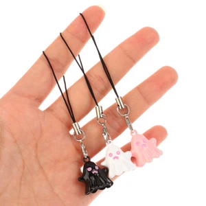 Cartoon Ghost Phone Lanyard Cute Mobile Phone Chains For Girls Halloween Gift JC - Zdjęcie 1 z 15