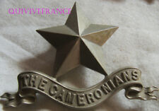 IN18737 - WW1 Cameronians Scottish Rifles PIPERS GLENGARRY Cap Badge