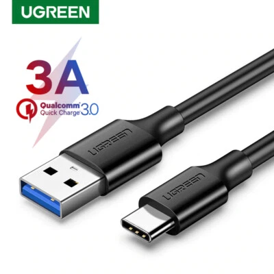 Ugreen USB 3.0 Type C Cable QC3.0 Quick Charge Data. 0.25m 0.5m 1m 1.5m 2m - Image 1 of 4