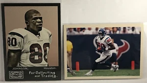 Andre Johnson 2008 Topps Mayo #172 and 2009 Upper Deck STARS IN ACTION #372 - Picture 1 of 12