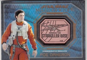 2016 Star Wars Masterwork Medallion Relics Bronze Poe Dameron Starkiller Base - Picture 1 of 1