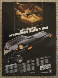 1982 Print AD Datsun 280 ZX 280ZX Four Speaker Stereo Cassette - Picture 1 of 1