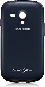 Samsung Custodia ORIGINALE Protective cover + per Galaxy S3 mini GT-I8190 Blu - Foto 1 di 4