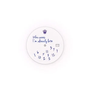 Rolex Datejust 41 "Who Cares I'm Already Late" Dial BLUE - Picture 1 of 1
