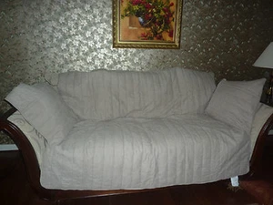 NUEVO PROTECTOR DE MUEBLES LAMINADOS SOFÁ A MEDIDA ~ Arena Beige - Imagen 1 de 1