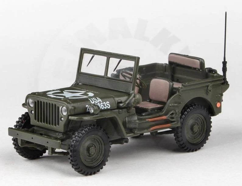 CARARAMA, JEEP Willys MILITARE USA, 1/43,  CAR90140 - Immagine 1 di 1