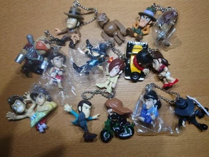 Lupin the Third Keychain Set of 8 Comic Anime Collectible unused - Picture 1 of 2