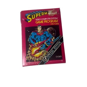 Superman Special Edition ATARI 2600 (1979) Complete In Box CIB ~ Fast Shipping - Picture 1 of 10