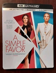 A Simple Favor 4K Ultra HD Bluray/Bluray w/ OOP Slipcover No Digital - Bild 1 von 2