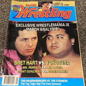 Inside Wrestling Magazine May 1993  Hart Yokozuna Andre the Giant Steiners - Picture 1 of 6