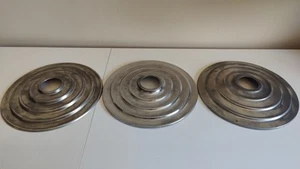 Ural Wheel Hub Cap, Drum Dust Jackets Set (3) RARE - Picture 1 of 8