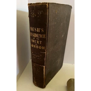 Memoranda of a Residence at the Court of London by Richard Rush 1845 OREGON - Foto 1 di 3