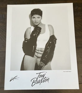 Foto De Colección Toni Braxton 8X10 Negro Blanco LaFace Records Fotografía Años 90 - Imagen 1 de 6