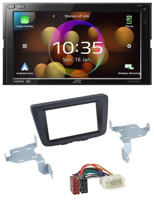 JVC DAB MP3 2DIN Bluetooth USB Autoradio für Suzuki Baleno EW ab 2016 - Bild 1 von 4