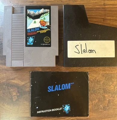 Slalom NES Nintendo Video Game with sleeve and manual - tested & authentic - Image 1 of 4