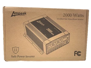 Ampeak 2000W Wechselrichter 12V auf 110V, 89,37% hoher Wirkungsgrad, (4000W Peak) - Bild 1 von 12