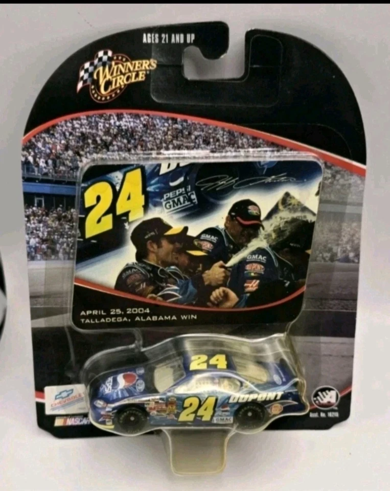 Jeff Gordon #24 Winner's Circle 2004 Talladega Win Dupont Pepsi 1 64 Diecast Car