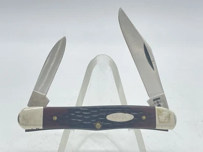 1983 CASE 6208 SS Brown Jigged Half Whittler - Image 1 of 4