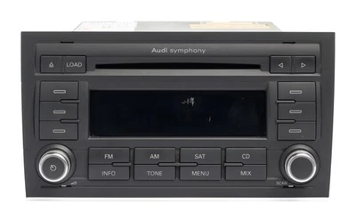 Audi A4 AM FM SiriusXM 2003 receptor de radio listo con reproductor de CD identificación de pieza 8E0035195AC Foto 1 de 4