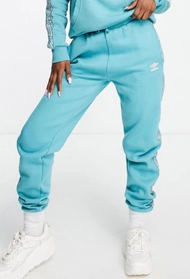 Umbro Co-ord Taped Joggers ~ Size XS ~ Blue Turquoise - Image 1 of 4