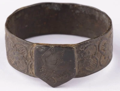 U991 Eagle WWII German submarine Ring navy war period WW2 Germany U-boat Kriegsm - Image 1 of 4