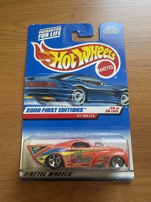 风火轮 2000 第一版 14/36 橙色 '41 Willys #074 (ub) — 第 1/2 张图片