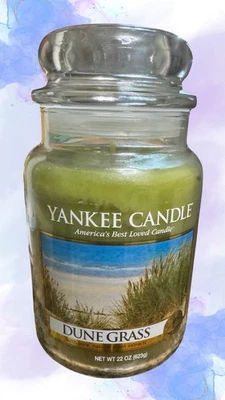 Vela de tarro grande Yankee Candle Dune Grass Foto 1 de 4