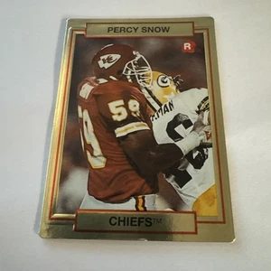 1990 HI-PRO Marketing NFL Percy Snow Kansas City Chiefs Card #26 - Bild 1 von 2