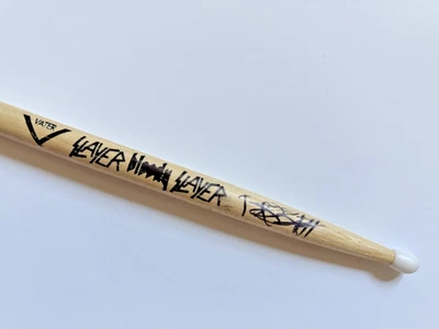 Slayer Drumstick Back To The Beginning SIGNED Black Sabbath Ozzy 2025 Paul Bosta - Image 1 of 4