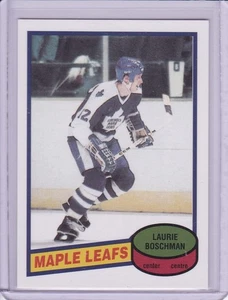 Laurie Boschman 2002 Maple Leafs Platinum Collection Hockey Card 82 Grade NMMT - Picture 1 of 2