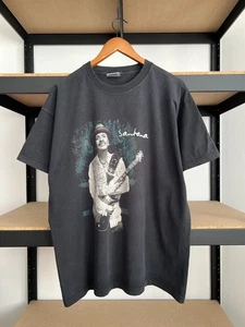 Vintage 2003 Carlos Santana Shaman Tour T-shirt nera T-shirt XL - Foto 1 di 18
