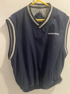 Rare Harvard Square Blue Lined British Masters Golf Pullover V Neck Vest XL - Picture 1 of 14