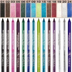 14x Waterproof Eyeliner Pencils Long Lasting Smudge-Proof Black Brown Makeup Set - Picture 1 of 8