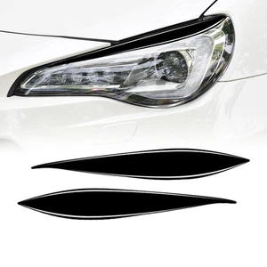 Piano Black Headlight Eyebrow Eye Lid Cover For Toyota 86 Subaru BRZ 2017-2019 - Picture 1 of 5