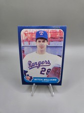 Mitch Williams 1986 Fleer Update Baseball Card U-127  Texas Rangers