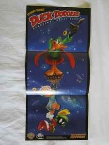 Duck Dodgers Starring Daffy Duck Nintendo 64 N64 Power Poster Looney Tunes 2000 - Foto 1 di 3