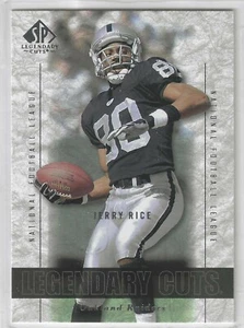 2002 SP Legendary Cuts #38 Jerry Rice Oakland Raiders Mississippi V St HOF  - Picture 1 of 1