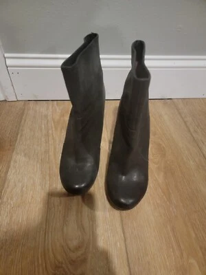 Botines de cuero para mujer con tacón Stilleto Luxury Rebel talla 7 Foto 1 de 4