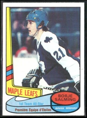 1980-81 O-Pee-Chee - Borje Salming #85 - Image 1 of 2