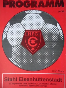 PROGRAMM 1989/90 HFC CHIMICA - Eisenhüttenstadt - Picture 1 of 1