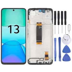 Für Xiaomi Redmi 13 4G Display Full LCD Einheit Ersatz Teil mit Rahmen Schwarz - Zdjęcie 1 z 6