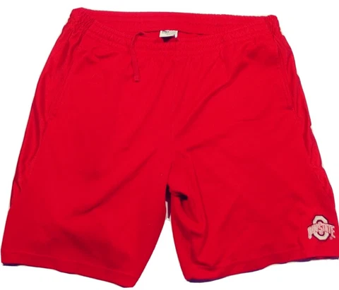 Ohio State Buckeyes Shorts Mens XL Red Athletic Gym Logo Basketball Pro Edge Cover