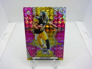Panini Mosaic Hines Ward 2022 camuflaje rosa Prizm Pittsburgh Steelers #238 - Imagen 1 de 2