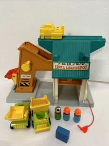 Fisher Price Lift and Load Depot #942 w Accessories - Picture 1 of 12