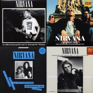 Nirvana Vinyl Lot 4xLP Live Broadcast Albums Rare Limited Edition Records - Picture 1 of 10