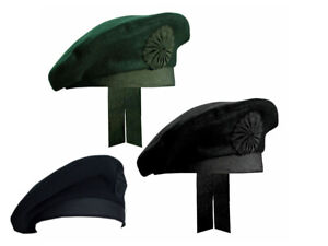 Military Army Headwear Irish Caubeen Wool HatsCaps Berets Balmorals Caps & Hats